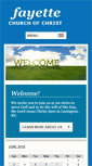 Mobile Screenshot of fayettecoc.com
