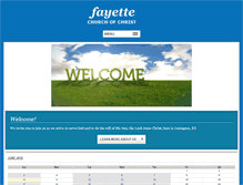Tablet Screenshot of fayettecoc.com